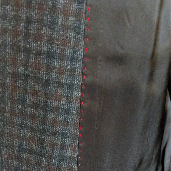 Benvenuto Black Label checkered wool suit jacket - Picture 7 of 10